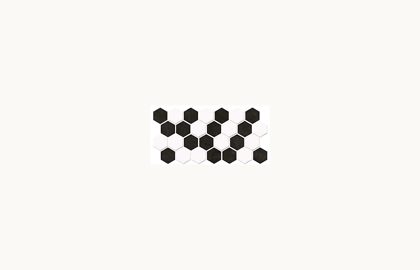 Hexagon Black and White