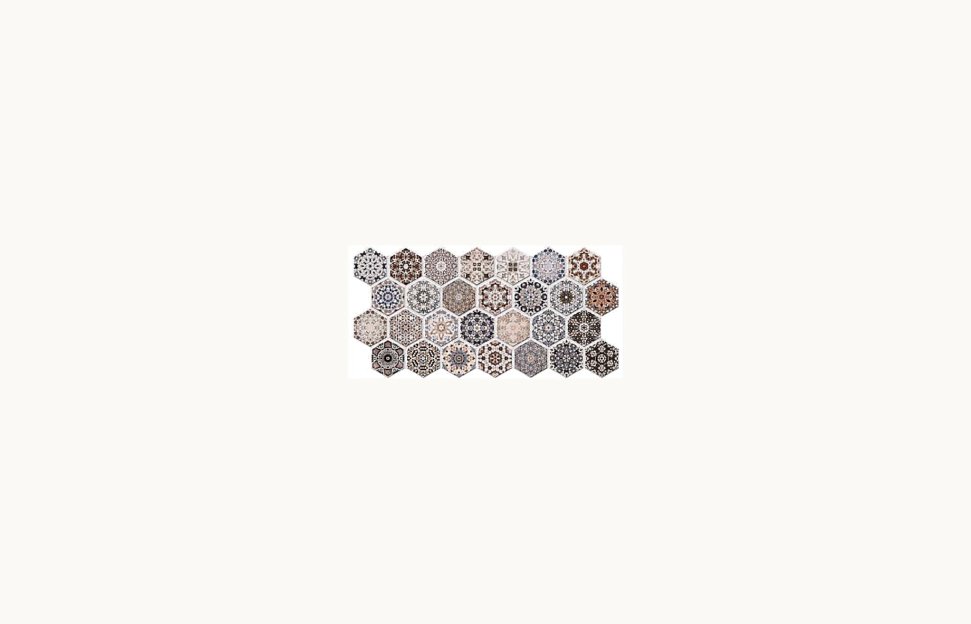 Hexagon Vintage Mix