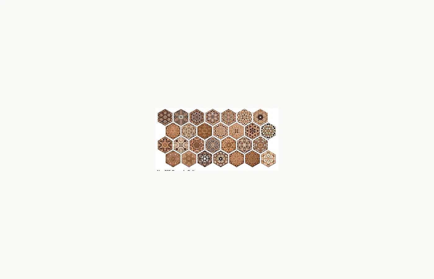 Hexagon Brown Decor